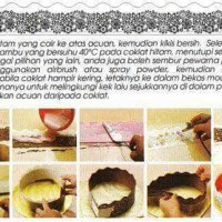 Cetakan Coklat Sabuk Flower