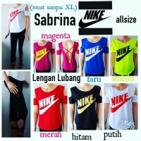Jual Baju senam Sabrina Nike Lengan Lubang Baju zumba Murah