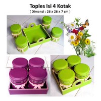 Toples Vinyl / Toples Lebaran Kotak/Long Isi 4
