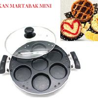 Jual snack maker 7 lubang, cetakan kue martabak mini Murah