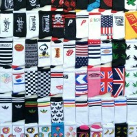 Jual Kaos Kaki Vans, Thrasher, Palace, Stussy, Assc, Santa Cruz Dickies HUF Murah