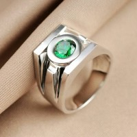 Cincin Superhero Green Lantern Rings Band Real 925 Sterling Silver