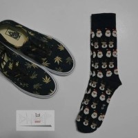 Jual Kaos Kaki Motif Sinterklas Murah