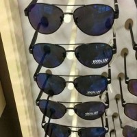 Kacamata Fossil aviator blue