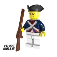 MAINAN KOLEKSI ! POGO PG-994 - IMPERIAL ARMY BLUE COAT - LEGO COMPATIB