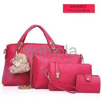 SANDRA Tas Wanita Import Korea Jepang 4 in 1 Handbags Bag Dompet Bea