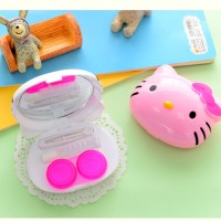 Jual GROSIR KP012 KOTAK PENYIMPANAN KONTAK LENSA TEMPAT SOFTLENS HELLO KITT Murah