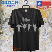 pakaian baju kaos band the beatles people gildan softstyle