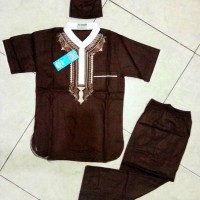 Jual setelan gamis pakistan anak / baju koko anak balita laki no.7-9 Murah