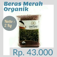 Jual ORYZAE Beras Merah Organik (2Kg) Murah