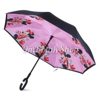 Jual promo payung cantik Payung Terbalik MINNIE MOUSE Anak Reverse Murah