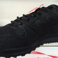 sepatu casual piero jogger black denim allblack original 100% new 2016