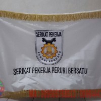 Jual BENDERA PATAKA UKURAN 90X135 / MENERIMA PEMBUATAN PATAKA BORDIR Murah