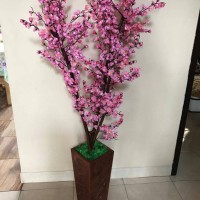 Jual Pohon hias bunga sakura/bunga sakura/bunga hias plastik Murah