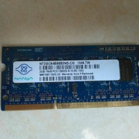 Memory ram Laptop 2gb ddr3 pc10600 merk NANYA
