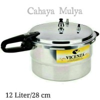 Panci Presto (Pressure Cooker) Vicenza Ukuran 12 Liter/28 Cm