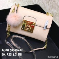 TAS WANITA ALDO CROSSBODY PINK BAG ORIGINAL