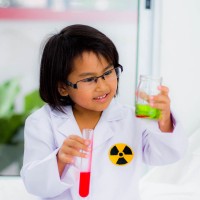 JAS LAB ANAK UK 8 (8-9 TAHUN) / BAJU LABORAN / TANGAN PANJANG