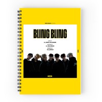 Jual Notebook KPOP iKON Bling Bling - Buku Tulis Kpop - Binder Kpop Murah