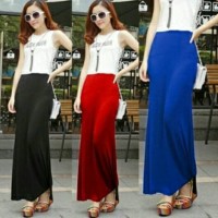 Jual Rok payung ROK Panjang ROK jumbo big size fashion muslim T6-58 Murah