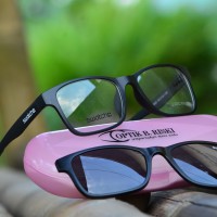 Jual kacamata antiradiasi Clip On Book Tr6652 (Frame+Lensa)Merah Murah