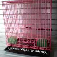 KANDANG BESI LIPAT SIZE S U/ HAMSTER, SG, BURUNG & HEWAN KECIL LAINNYA