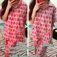 PIYAMA / BAJU TIDUR DEWASA BAHAN KATUN JEPANG