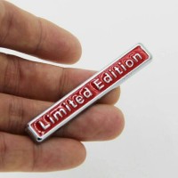 limited edition metal emblem kendaraan dan aksesoris barang anda