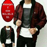 jaket bolak balik waterprof