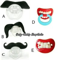Jual DOT ATAU EMPENG BAYI KARAKTER MULUT (KUMIS DAN GIGI) Murah