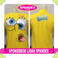 Jual Kaos Distro Keren Anime/SPONGEBOB LIDAH Murah