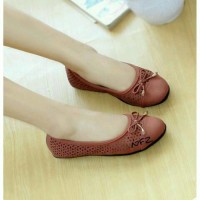 Sepatu Flat Flatshoes Murah Laser Sintetis NFZ-22 Bata
