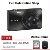 Sony Cybershot WX-220 WiFi DSC WX220 Free SD Card & Tas