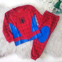 Jual SETELAN PIYAMA BAYI / SETELAN PIYAMA ANAK / PIYAMA SPIDERMAN Murah