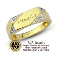 Cincin pria Asa terbaru perak
