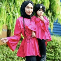 Jual baju couple ibu dan anak / baju kembar ibu dan anak /atasan couple Murah