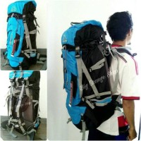 Tas Gunung murah Carrier DMM 60l Sabana biru cerah original