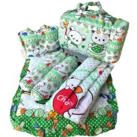 Jual Kasur Bayi Tas Bantal Guling Gendongan Perlak Bayi SET 4 IN 1 CHEKIDDO Murah