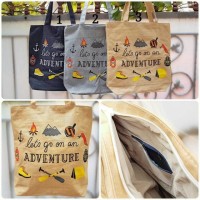 Jual Tote Bag Kanvas 2 Murah