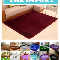 Jual Karpet Busa Kain Bulu Rasfur Ukuran 200x150 Tebal 2cm Murah
