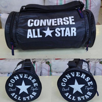TAS GYM FITNESS SPORT OLAH RAGA CONVERSE ALL STAR HITAM
