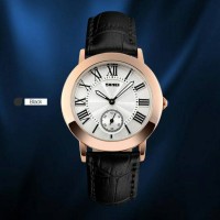 Jual Jam Tangan SKMEI Analog Strap Kulit Wanita Anti Air Murah