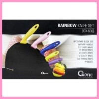 Jual Oxone OX-606 Rainbow Set Pisau Dapur SUPPLIER Murah
