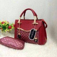 Tas wanita import terbaru dan termurah furla merah