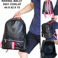 TAS RANSEL KULIT PRIA | BACKPACK COWOK BALLY 2601 COKLAT MIRROR