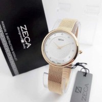 Jam Tangan Zeca ZC 1001 Gold Jam Tangan Wanita Jam Original Murah