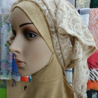 Jual Pashmina Brukat Turban Syal Murah