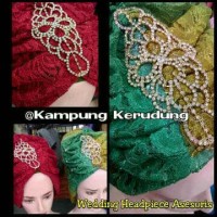Jual Wedding Headpiece Permata Bros Aksesoris Rambut Jilbab Hijab Muslimah Murah