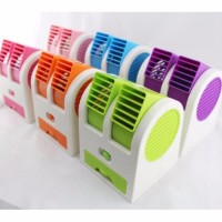 AC DUDUK DOUBLE FAN USB PORTABLE KIPAS ANGIN TRAVEL