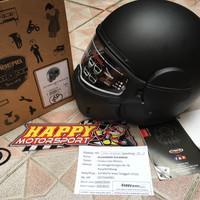 Helm Caberg Ghost Fiber super ringan made in Italy black matt size L